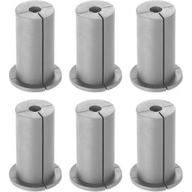 Imagem de Kit de roteamento de 6 peças para Starlink, buchas de silicone para orifício de parede de 2,5 cm, acessórios de montagem com ilhós para Starlink Ethernet (cinza)