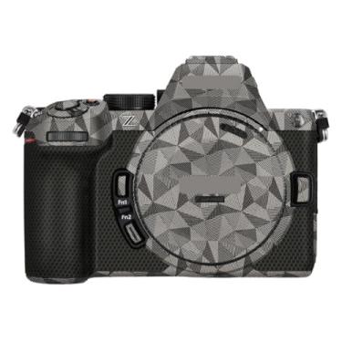 Imagem de Z 5II Adesivo de corpo de câmera kit de película protetora acessórios de pele decalques de vinil para Nikon Z5 Mark II Z5 II (titânio triangular)