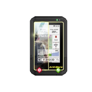 Imagem de IPG Película protetora de tela antirreflexo feita para Garmin eTrex Touch Display (2 unidades) com acabamento fosco, perfeita para uso externo para eTrexTouA.Gl