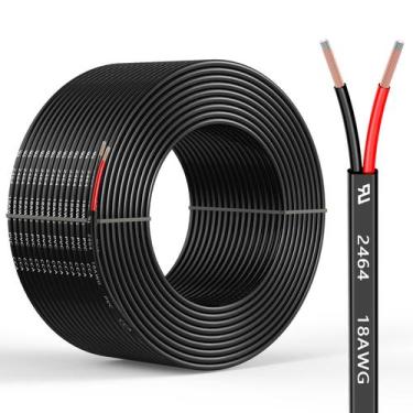 Imagem de Fio elétrico Mziklr 18 Gauge 2 Condutores 45,8 m CCA