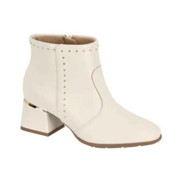 Imagem de Bota Feminina Modare de Salto Bloco em Napa Marrom Escuro-Feminino