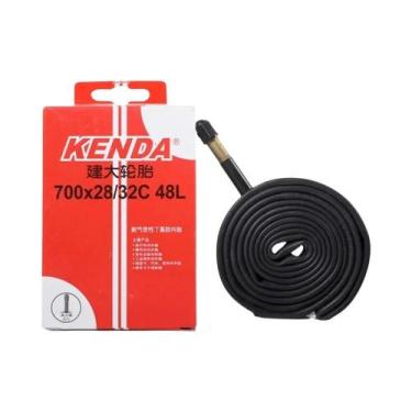 Imagem de Câmara De Ar Para Bicicleta 700C 18-45C Válvula Schrader Presta KENDA 