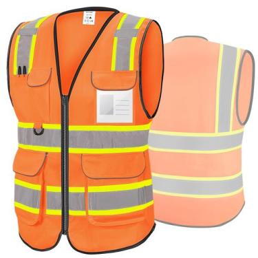 Imagem de Colete de segurança reflexivo TICONN High Visibility Class II Orange