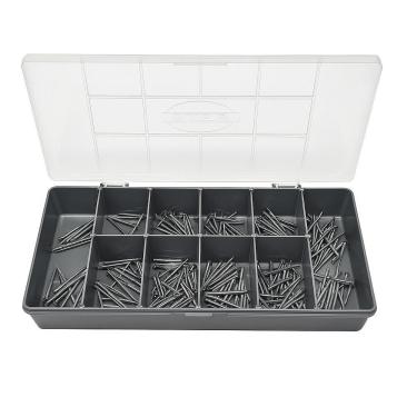 Imagem de Caixa Box Organizador 10 Divisorias Multiuso Estojo Maleta Pesca Costura Prego Bijuteria Medicamentos Tampa Trava