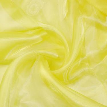 Imagem de letsinstyle Tecido de organza dourado antigo de 5 metros, tecido de organza transparente de 150 cm, tule transparente largo para drapeado de arco de casamento, vestidos, corredores de mesa, decoração