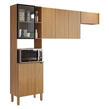 Imagem de Cozinha Compacta 3 Peças Plus Freijó - Kits Paraná