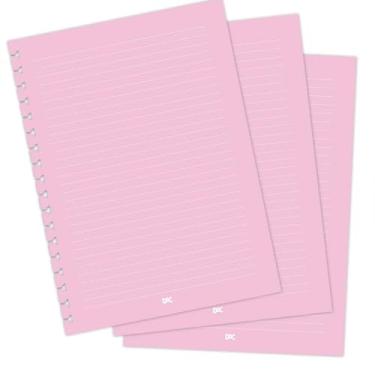 Imagem de Refil de Folhas para Caderno Smart Mini com 48 folhas Reposicionáveis - Rosa