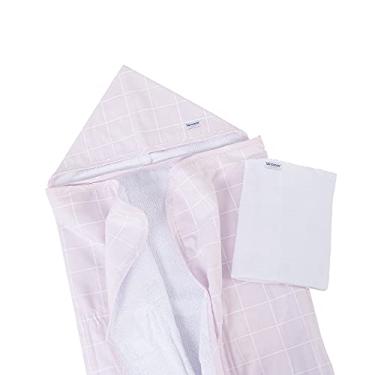 Imagem de Toalha Felpa Capuz + Tricoline + Fralda - Boston Rosa, Biramar Baby, Rosa