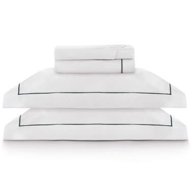 Imagem de Jogo Roupa de Cama Casal Duplo 100% Algodão Teka Imperial Plus