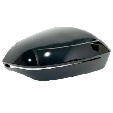 Imagem de CAMIL Capa de espelho lateral preta brilhante, tampa de espelho retrovisor para BMW G60 Série 5/G70 Série 7 (lado direito do passageiro)