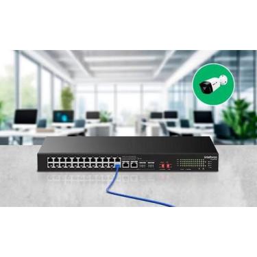Imagem de Switch Não Gerenciavel Poe 26p Fast Ethernet S1126fpa - Intelbras