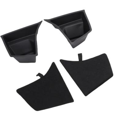 Imagem de Generic Caixas de Armazenamento de Tronco Traseiro, 2 Peças de Caixa Lateral de Organizador de Tronco de Borracha à Prova D'água Com Tampa Reunida, Acessórios Caixas de Armazenamento de