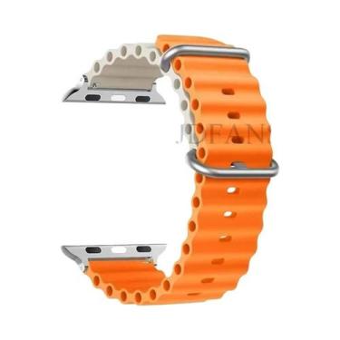 Imagem de Pulseiras Ocean Para Apple Watch Series 7 6 5 4 3 SE 8 Ultra Compatíve