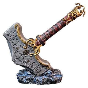 Imagem de Martelo Mjlnir Thor God Of War Com Brilho No Escuro