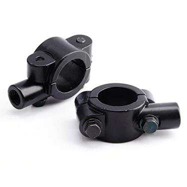 Imagem de Zerodis 2 Unidades de Montagem Em Espelho de Guiador Universal Monta Dispositivos Elétricos de Alumínio 10 Mm Braçadeira de 7/8 Polegadas para ATV UTV Dirt Bike Go Kart Universal Fit Guiador Padrão