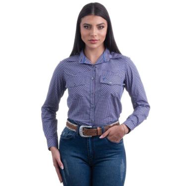 Imagem de CAMISA FEMININA MANGA LONGA TEXAS FARM - CAF115 - XADREZ-Feminino