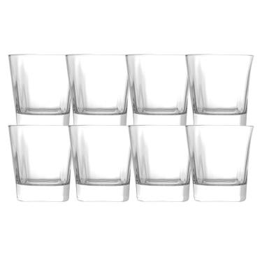 Imagem de Jogo 8 Copos De Whisky Baixo Em Cristal Bebidas 315ml Transparente Wolff