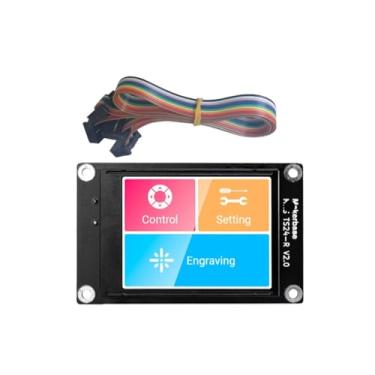 Imagem de Compatível com a placa-mãe Makerbase MKS DLC32 V2.1 de 32 bits - Controlador Wi-Fi offline com tela sensível ao toque TFT TS24/TS35-R para máquina de gravação a laser.(TS24-R V2.0)