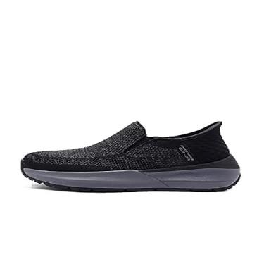 Imagem de Skechers Neville-Rovelo Tênis masculino sem cadarço, Preto, 7.5 Wide
