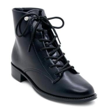 Imagem de Bota Coturno Feminina Beira Rio 9045.238 Preta-Feminino