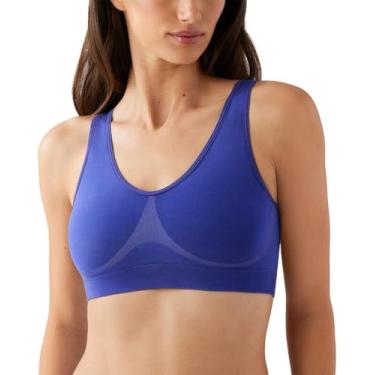 Imagem de Wacoal Sutiã feminino de alças largas B-Smooth, Azul skipper, 38