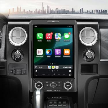 Imagem de [4 GB + 64 GB] Rádio de carro Android 13 para Ford F150 2013 2014, estéreo de 12,1 polegadas com CarPlay e Android Auto, SWC, DSP, Bluetooth, WiFi, MirrorLink