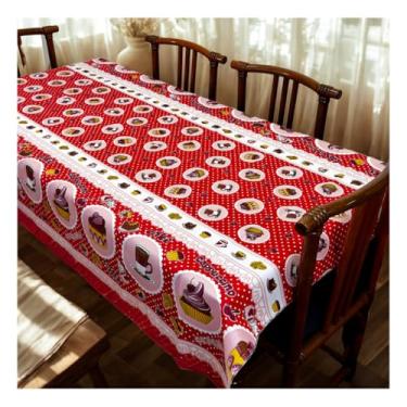 Imagem de Toalha para Mesa 6 Lugares 2,00 x 1,40cm Tecido Oxford Retangular Fácil de Limpar (Modelo - 10)