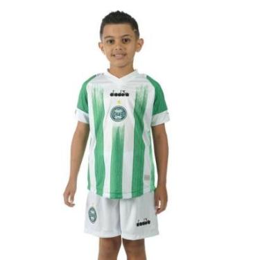 Imagem de Kit Coritiba Torcedor Oficial Infantil Verde e Branco-Unissex