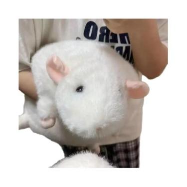 Imagem de Brinquedo De Pelúcia De Rato Simulado Macio De 40cm, Boneco De Animal 