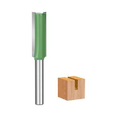 Imagem de Fresa De Tungstênio Com Haste De 6mm, Cortador De Madeira De Dupla Flu
