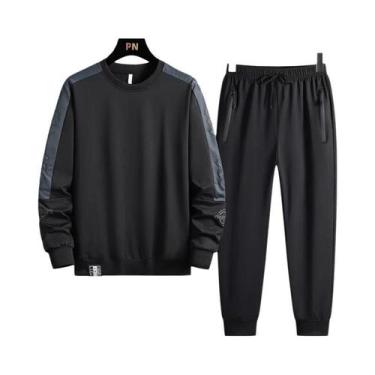 Imagem de Conjunto De Roupas Esportivas Masculinas plus Size 5XL Moda Coreana Ou