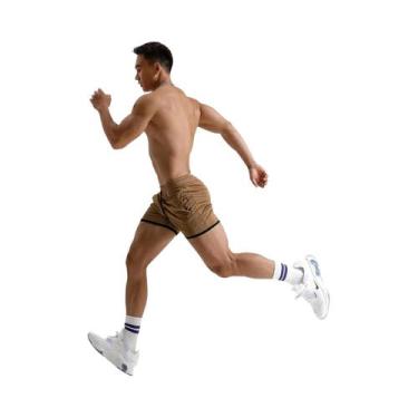 Imagem de Bermuda Esportiva Masculina De Secagem Rápida Em Malha 2025 Verão Slim