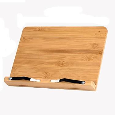 Imagem de Suporte de livro dobrável, suporte de leitura, suporte de livro para cama, suporte de livro de receitas, tablet, laptop, livro didático, documentos, mesa, livros, suporte portátil (tamanho: P-pequeno