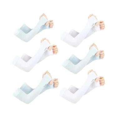 Imagem de Mangas Protetoras UV Para Homens E Mulheres, 6 Pares, Mangas Esportiva