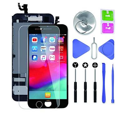 Imagem de SNIDII Substituição de tela preta para iPhone7plus 5,5 polegadas com fone de ouvido e câmera montagem completa 3D Touch LCD Display digitalizador moldura substituição com kit de ferramentas de reparo,
