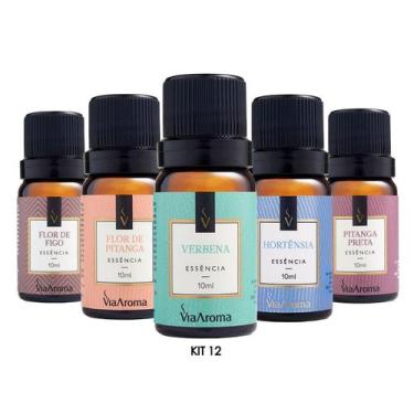 Imagem de Essencias Para Difusor Aromatizador Kit Com 5 - VIA AROMA