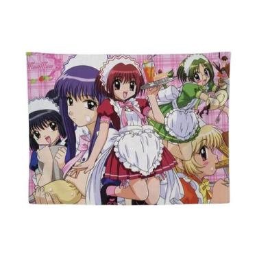 Imagem de Tapeçaria De Anime Tokyo Mew Mew Para Decoração De Quarto, Banner Deco