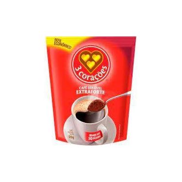 Imagem de KIT COM 2 - Café Solúvel Extra Forte 3 Corações 40g - Café 3 Corações