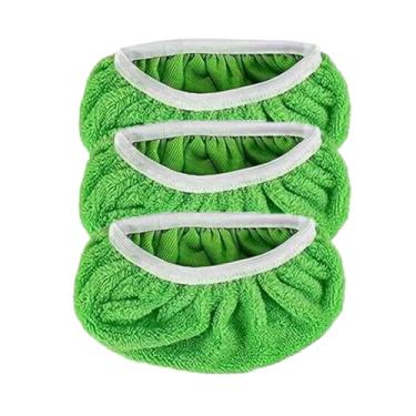 Imagem de Refil reutilizável para esfregão – panos de limpeza reutilizáveis, 3 peças de suprimentos de limpeza de ajuste apertado, laváveis, molhados e secos para casa, sala de estar, quarto, varanda