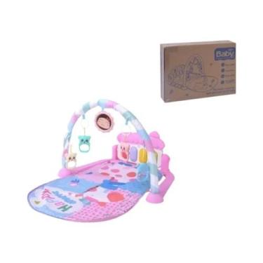 Imagem de Tapete De Atividades Para Bebês Recém-Nascidos Com Rack De Ginástica, 