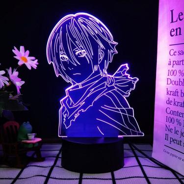 Imagem de Luz noturna 3D Noragami Yato Model Comic Cabeceira Colorida