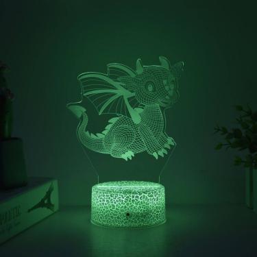 Imagem de Luz noturna 3D LED Game of Thrones Daenerys & Baby Dragon