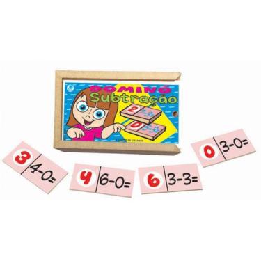 Imagem de Jogo de Dominó Infantil Subtração - Simque
