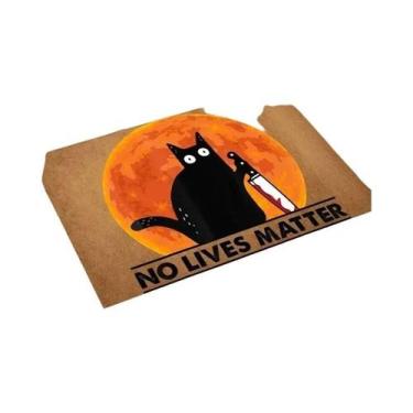 Imagem de Tapete De Entrada Para Gatos Com Frases Engraçadas E Designs Únicos, P