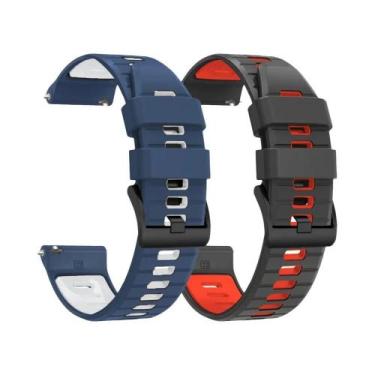 Imagem de Pulseira De Silicone Para HUAWEI WATCH GT 5 pro 4 3 2 SE, 2 Peças, 46m