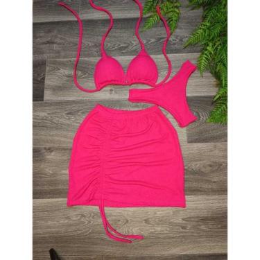 Imagem de Biquíni Com Saia peças Brilhante Premium - Moda Praia - moda quiroz, P