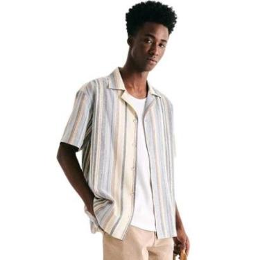 Imagem de Camisa Hering Masculina Comfort Com Linho-Masculino