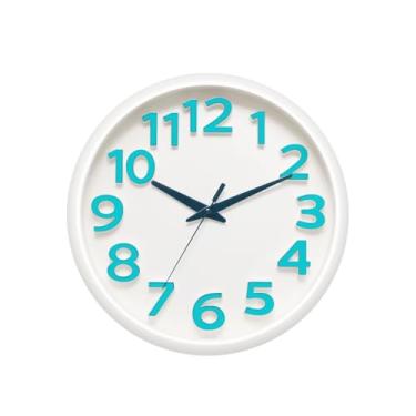 Imagem de Relógio de parede tridimensional digital quartzo relógio silencioso sala de estar simples casa sala de estar quarto relógio de parede para quarto