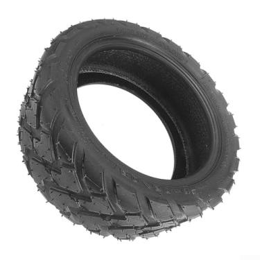 Imagem de 10 Inch Tubeless Scooter Tire 80/60-6 - Rubber Tire Smooth Rides Easy Installation