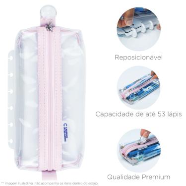 Imagem de ESTOJO CRYSTAL 2.0 ROSA - CADERNO INTELIGENTE